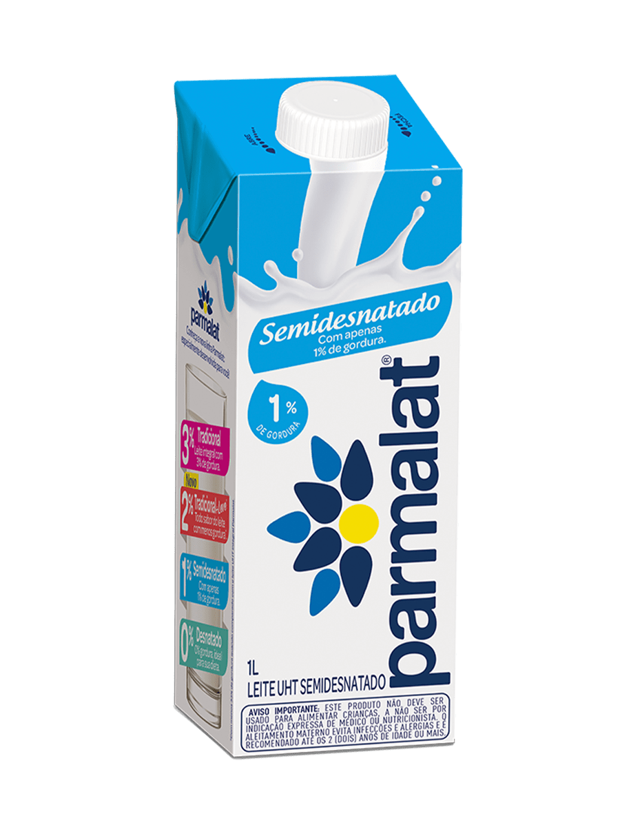 Leite UHT Semidesnatado 1l